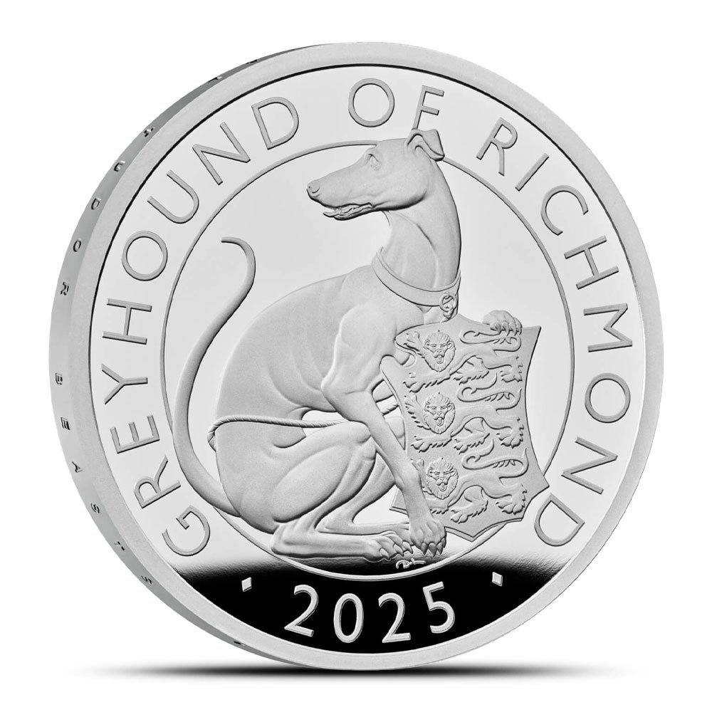 1 oz Proof British Silver Tudor Beas