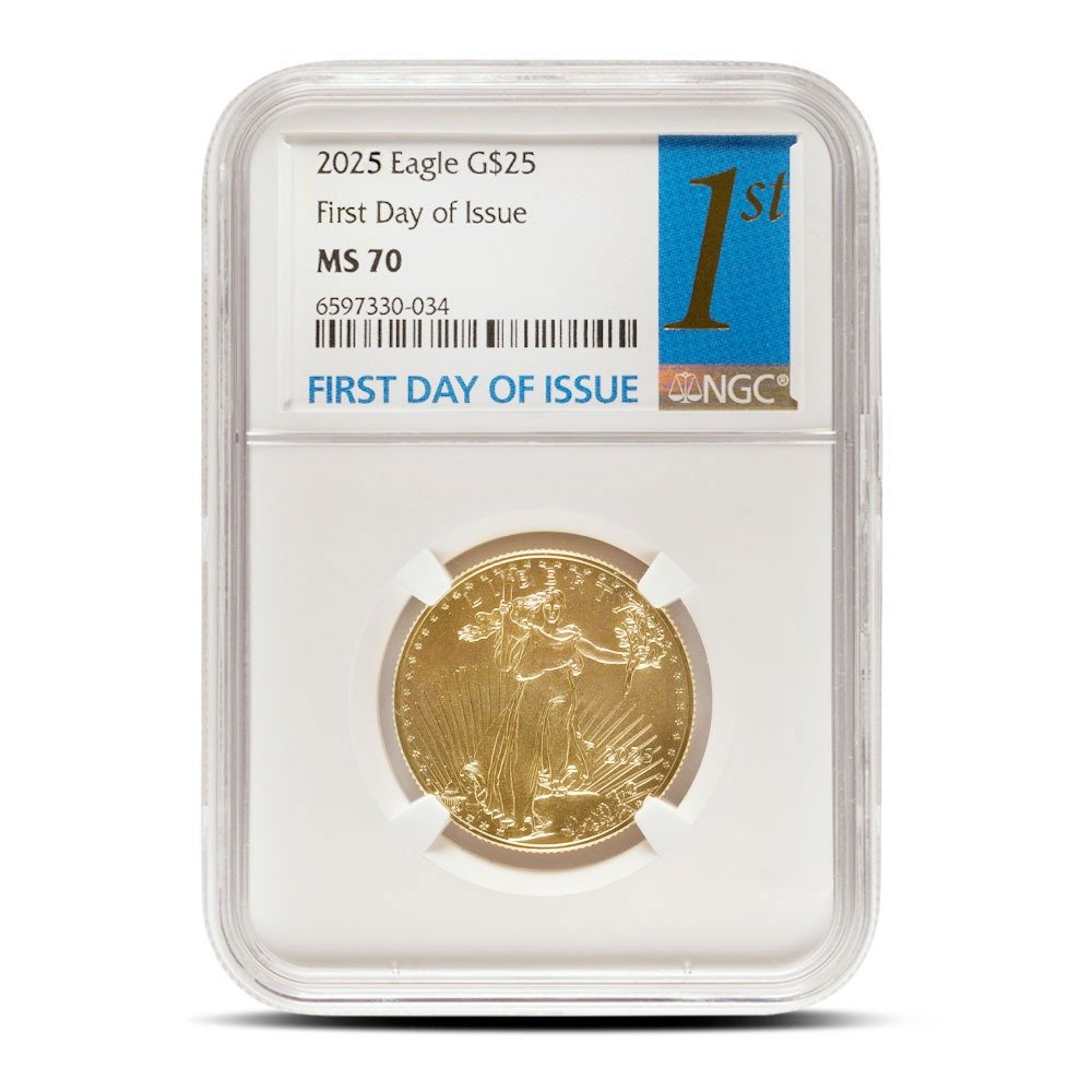1/2 oz American Gold Eagle Coin NGC