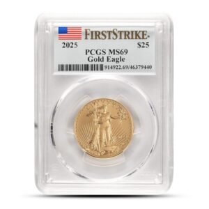 1/2 oz American Gold Eagle Coin PCG