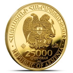 2025 1/2 oz Armenian Gold Noahs Ark Coin (BU)