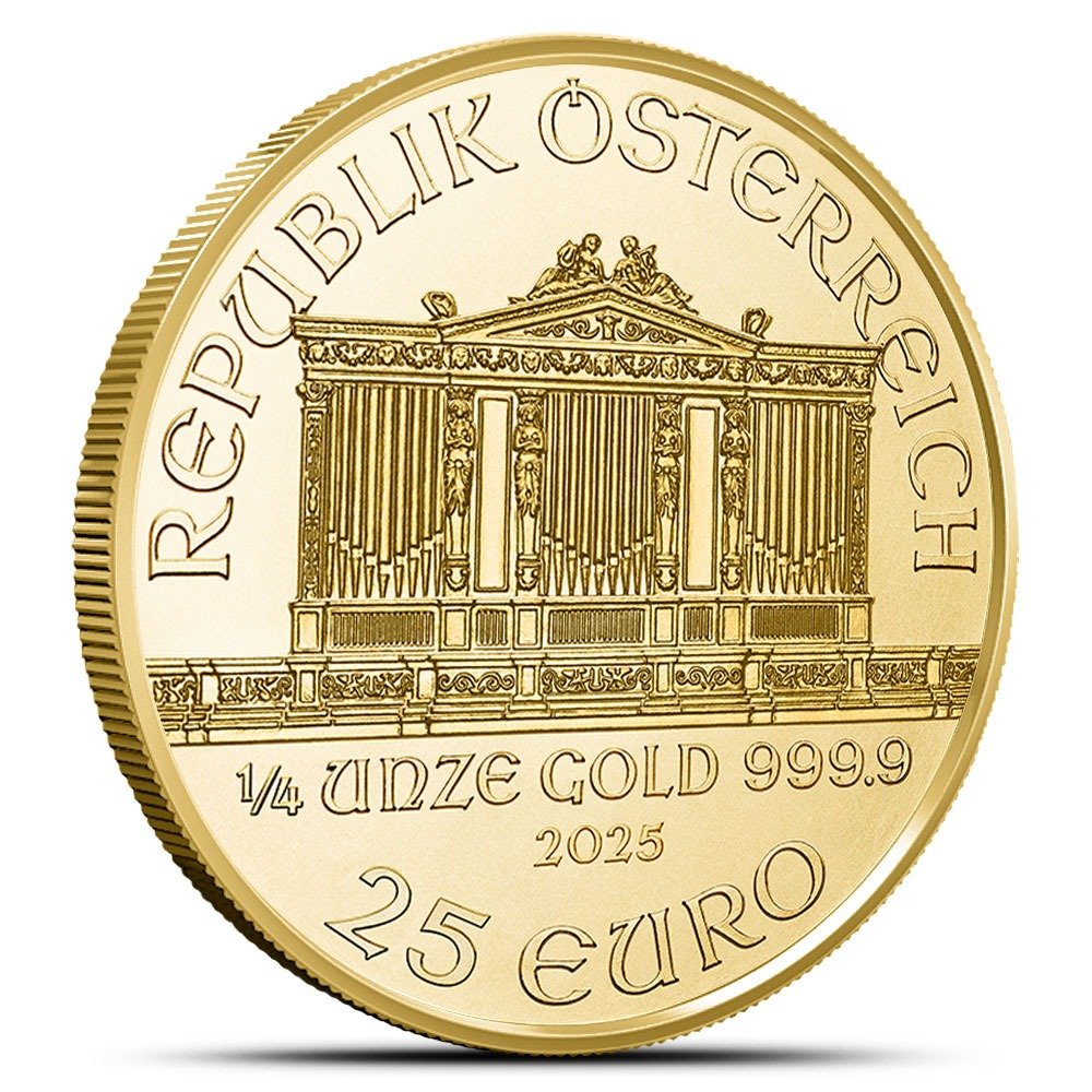 2025 1/4 oz Austrian Gold Philharmonic Coin (BU) - Image 2
