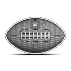 2025 2 oz Antique Samoa Silver Touch Down Coin (High Relif, Capsule + CoA)
