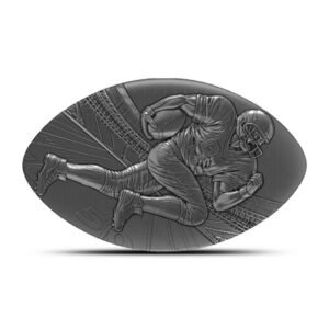 2025 2 oz Antique Samoa Silver Touch Down Coin (High Relif, Capsule + CoA)