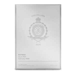 2025 3 oz Proof Niue Silver Age Batman #121 Coin (Box + CoA)