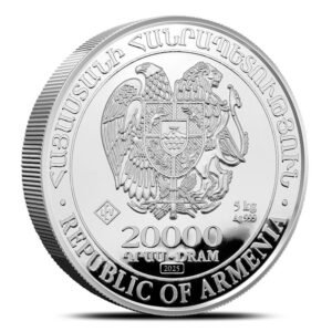 2025 5 Kilo Armenian Silver Noahs Ark Coin (BU)
