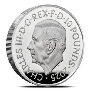 2025 5 oz Proof British Silver Tudor Beasts The Greyhound of Richmond Coin (Box + CoA)