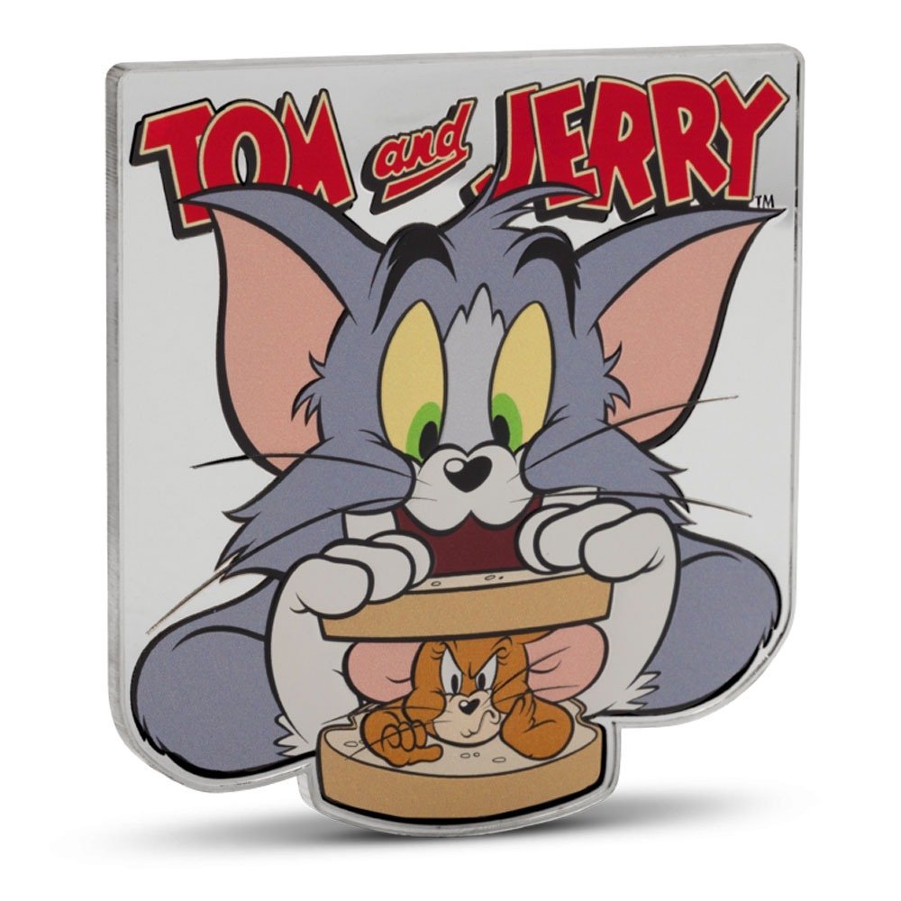 2025 5 oz Proof Colorized Niue Silver Tom and Jerry 85th Anniversary Coin (Box + CoA) - Image 4
