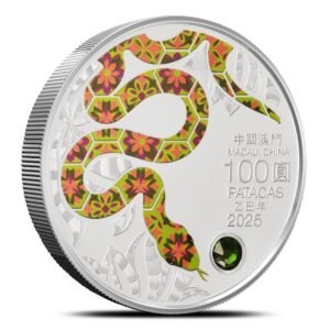 5 oz Proof Macau Silver Lunar Snake