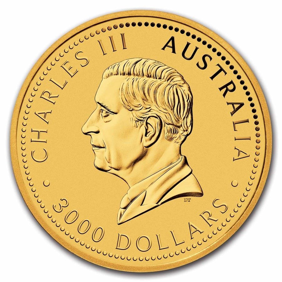 2025 1 kilo Australian Kangaroo Gold Coin (BU) - Image 2