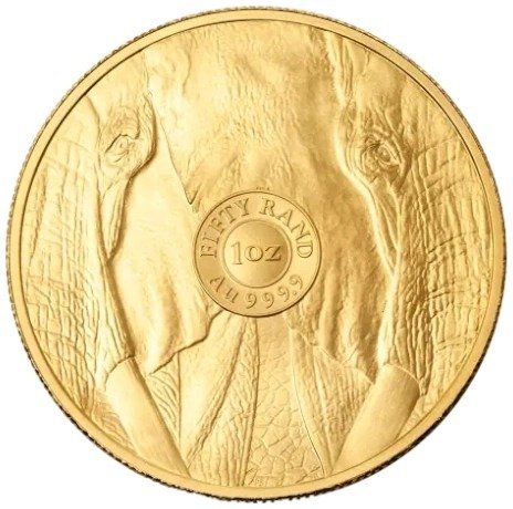 2025 1 oz Elephant Gold Coin Big Five Series - Image 2