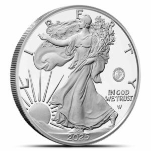 2025-P 1 oz Proof Marine Corps Privy American Silver Eagle Coin (Box & CoA)