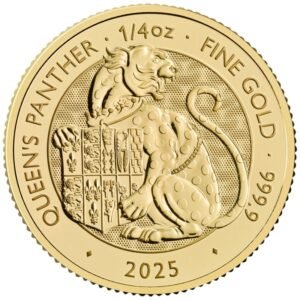 2025 1/4 oz Queens Panther Tudor Beasts Gold Coin