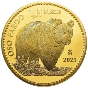 2025 1 oz Spanish Brown Bear Gold Coin