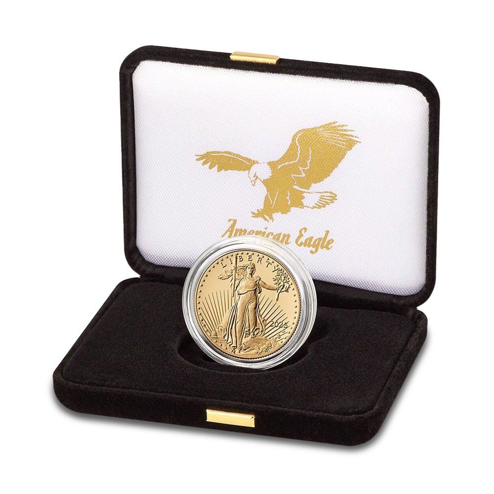 2025-W 1/2 oz Proof American Gold Eagle Coin (Box + CoA) - Image 6