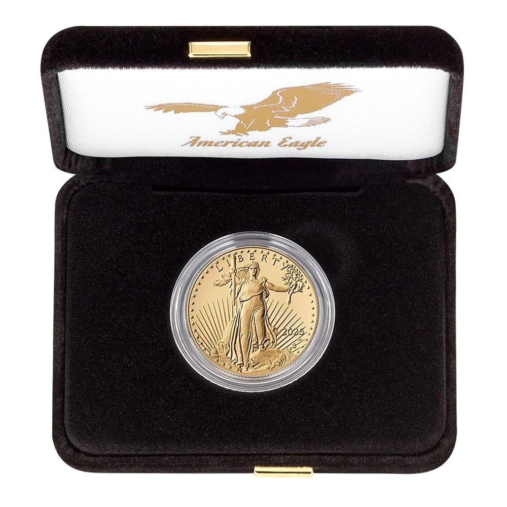2025-W 1/2 oz Proof American Gold Eagle Coin (Box + CoA) - Image 3