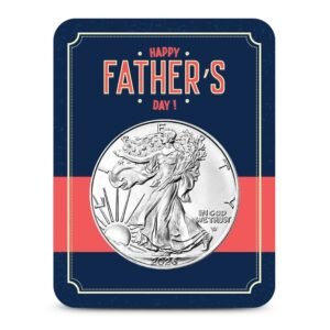 Buy 2026 1 oz American Silver Eagle Coin (BU, Father’s Day Card)