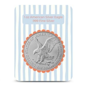 2026 1 oz American Silver Eagle Coin (BU, It’s a Boy Card)
