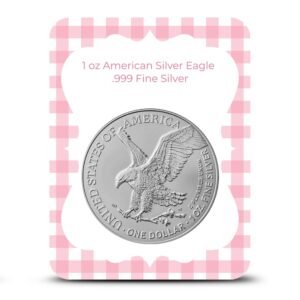 2026 1 oz American Silver Eagle Coin (BU, It’s a Girl Card)