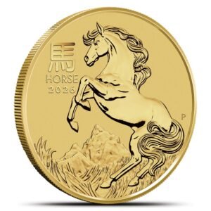 2026 1 oz Australian Gold Lunar Horse Coin (BU)