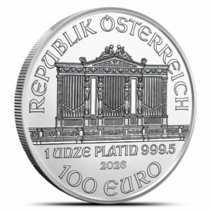 2026 1 oz Austrian Platinum Philharmonic Coin (BU)