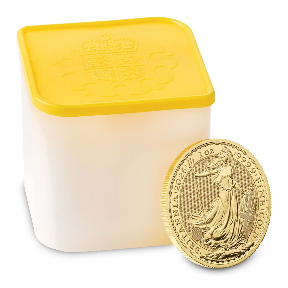 2026 1 oz British Gold Britannia Tub