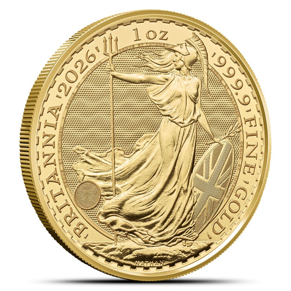 2026 1 oz British Gold Britannia Tube (BU, 10 Coins) - Image 2