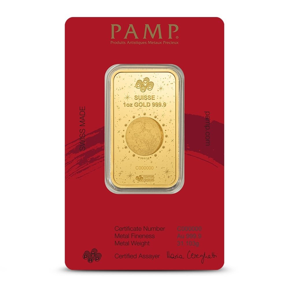 2026 1 oz PAMP Suisse Lunar Legend Mile Horse Gold Bar (New w/ Assay) - Image 2