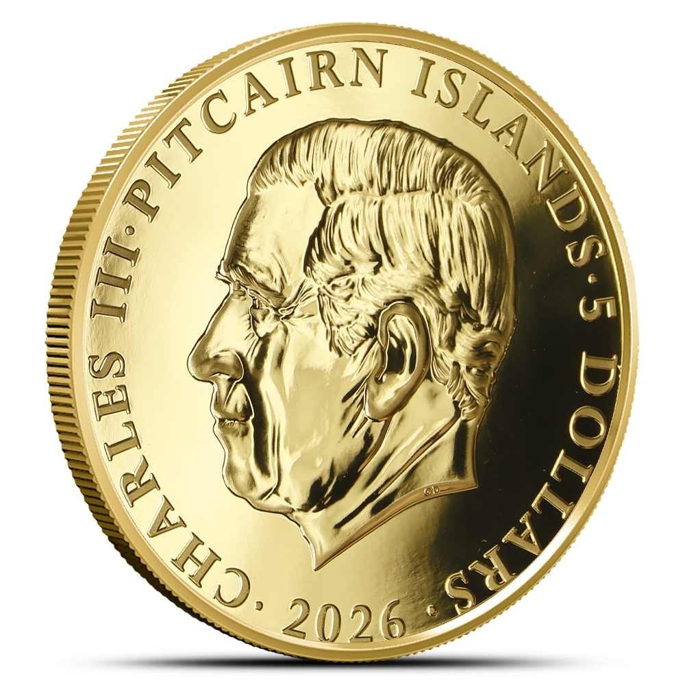 2026 1 oz Pitcairn Islands Gold Lunar Year of the Horse Coin (BU) - Image 2