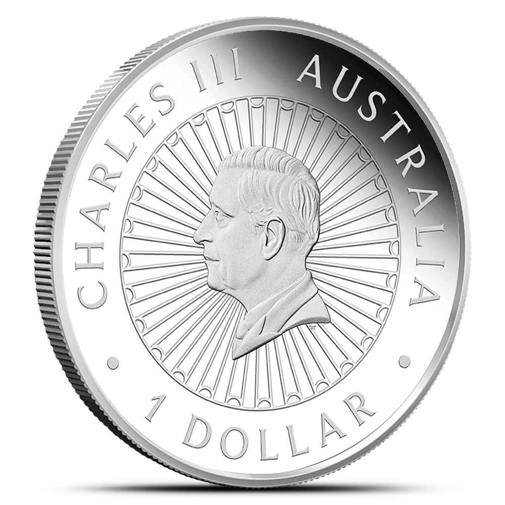 2026 1 oz Proof Australian Silver Lunar Horse Opal Coin (Box + CoA) - Image 2