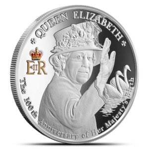 2026 1 oz Proof Niue Silver Queen Elizabeth 100th Anniversary of Her Majesty’s Birth Coin (Box + CoA)