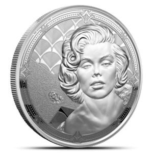 2026 1 oz Proof Pitcairn Islands Silver Marilyn Monroe Coin