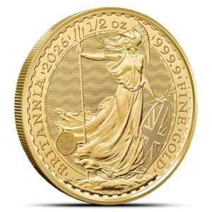 2026 1/2 oz British Gold Britannia Coin (BU)