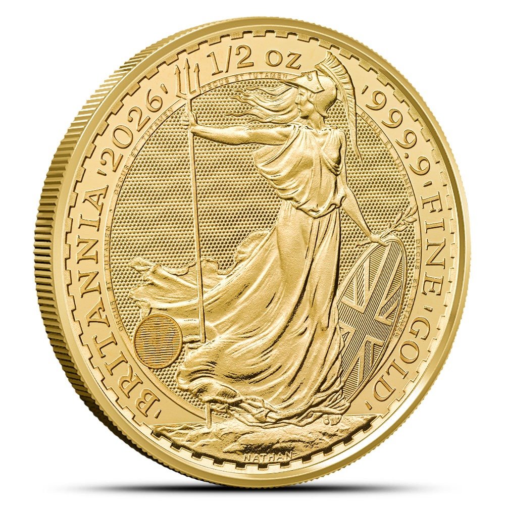 2026 1/2 oz British Gold Britannia