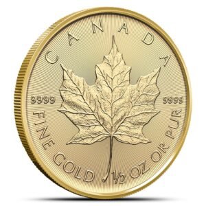 2026 1/2 oz Canadian Gold Maple Leaf Coin (BU)