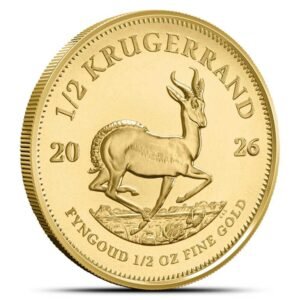 2026 1/2 oz South African Gold Krugerrand Coin (BU)