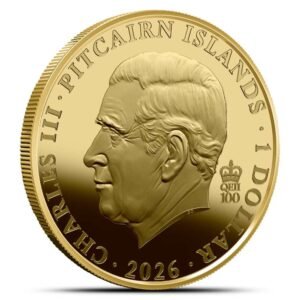 2026 1/4 oz Pitcairn Islands Gold Bounty Coin (BU)