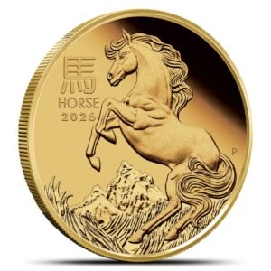 2026 1/4 oz Proof Australian Gold Lunar Horse Coin (Box + CoA)