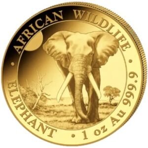 2026 1 oz African Wildlife Elephant Gold Coin