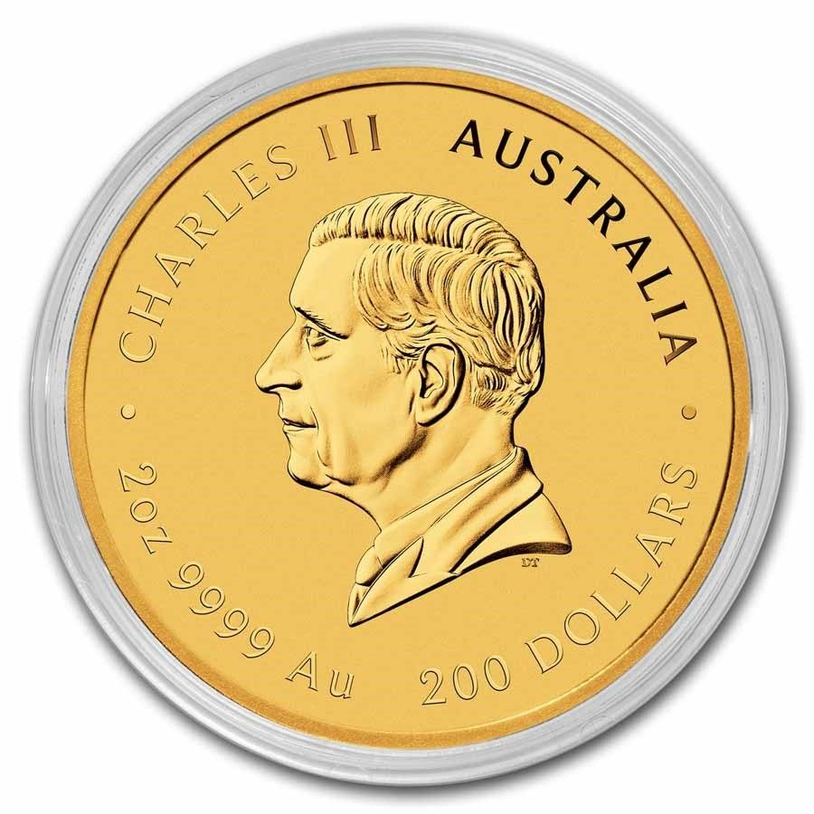 2026 Australia 2 oz Gold Lunar Horse BU (Series III) - Image 2