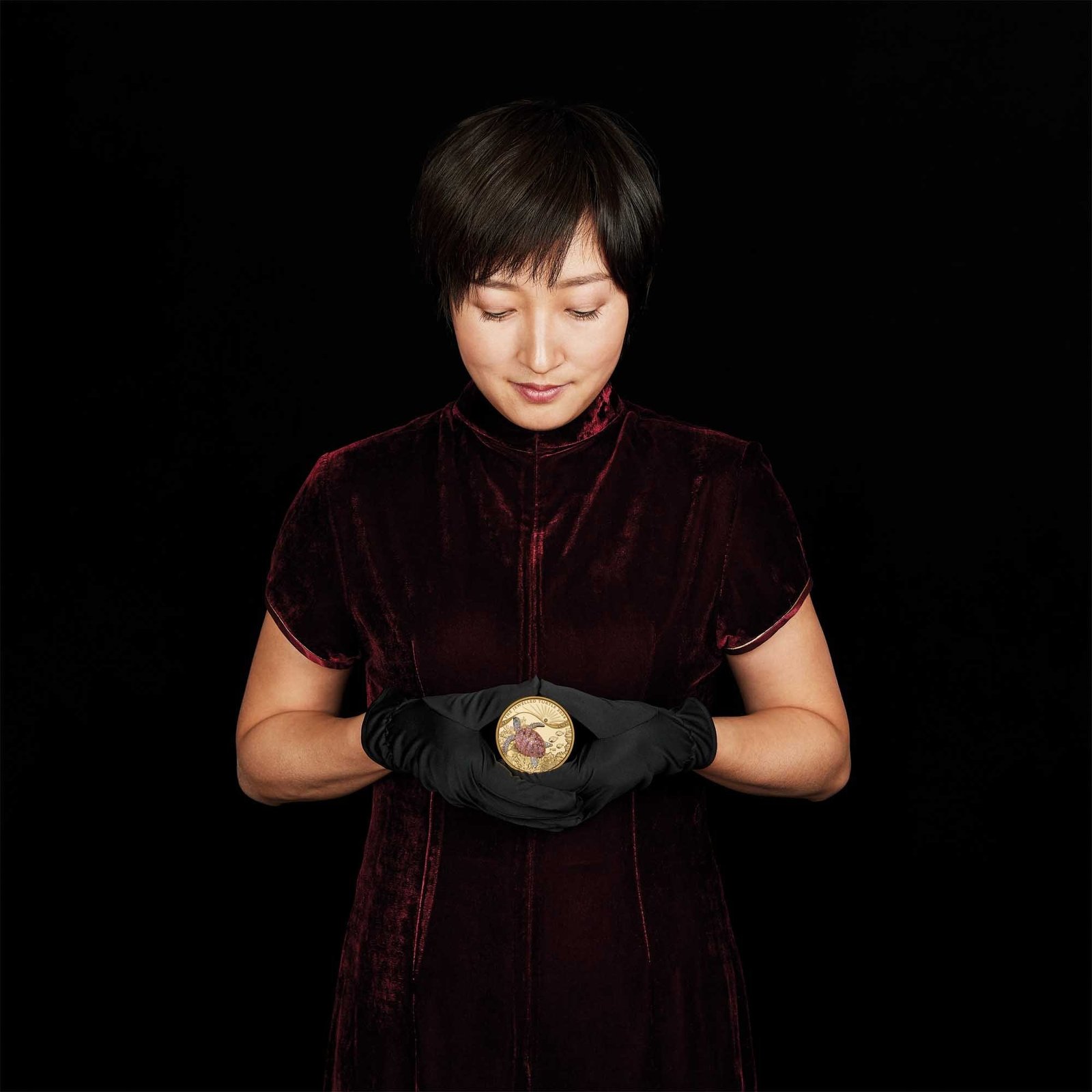 2024 10 oz Proof Jewelled Turtle Gold Coin - Image 12