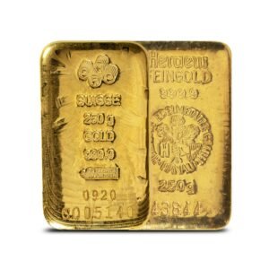 Buy 250 Gram Gold Bars (Varied Condition, Any Mint)