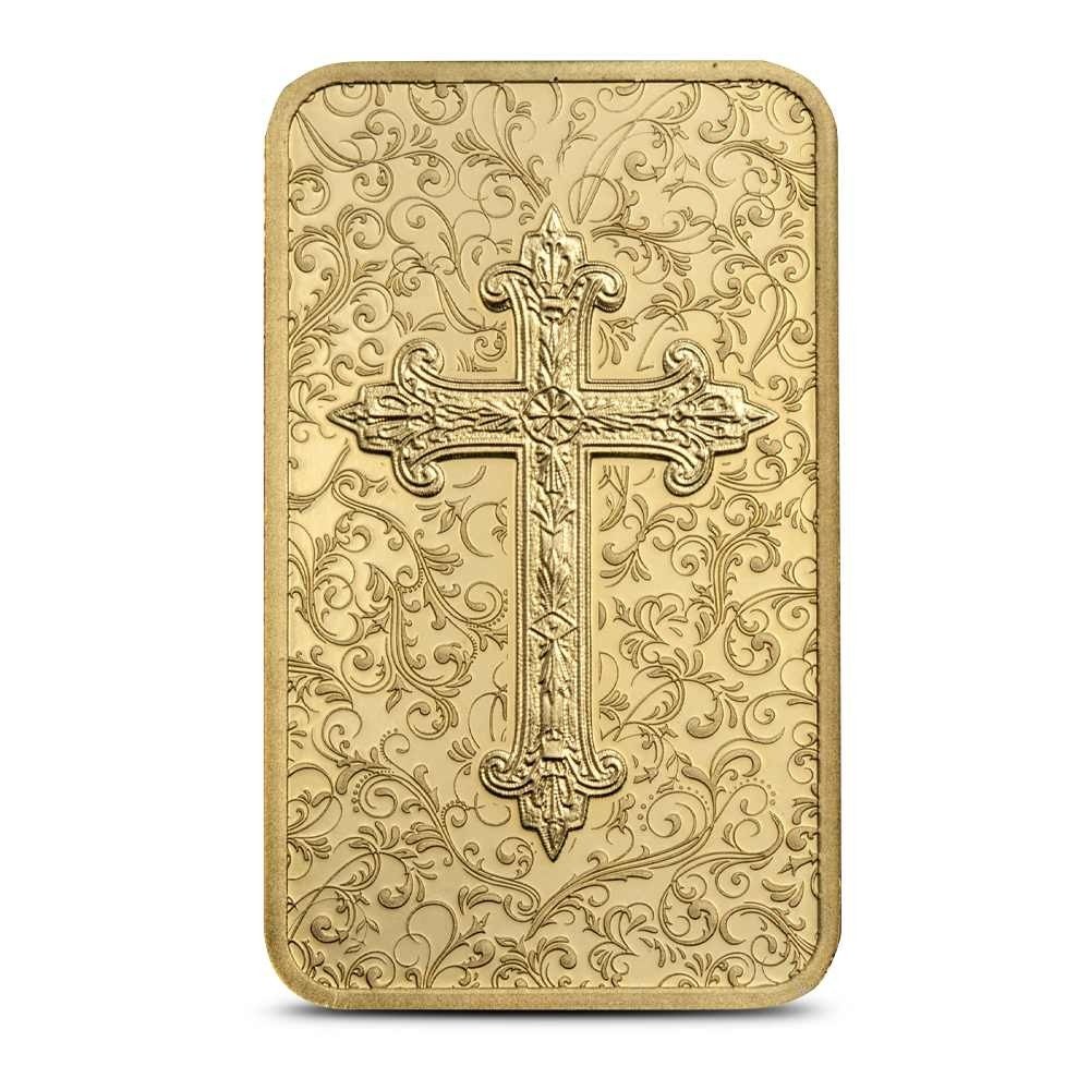 5 Gram PAMP Suisse Christian Cross Gold Bar (New w/ Assay) - Image 3
