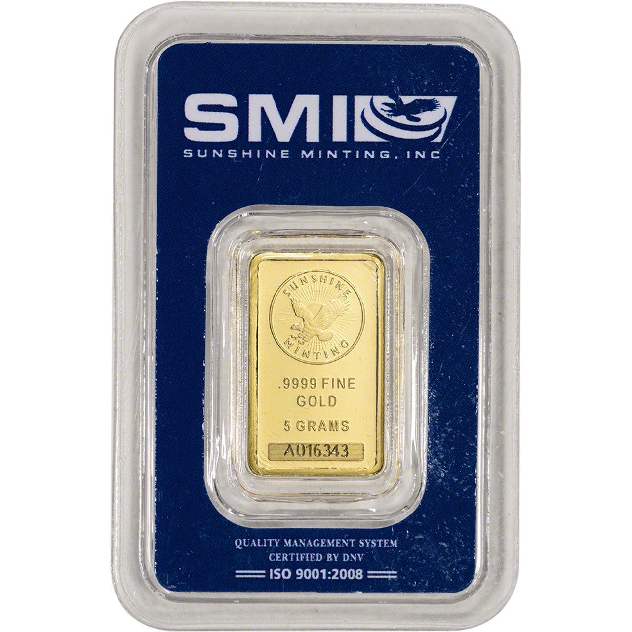 5 Gram Sunshine Gold Bar For Sale