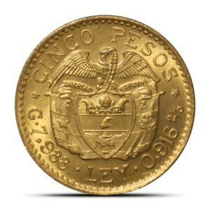 Buy 5 Peso Colombian Gold Coin (Random Year, Varied Condition)