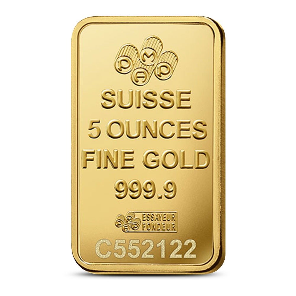 5 oz PAMP Suisse Fortuna Veriscan Gold Bar (New w/ Assay) - Image 3