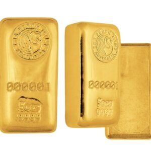 Buy 5 oz Perth Mint Cast Gold Bar (New)