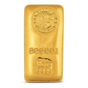 Buy 5 oz Perth Mint Cast Gold Bar (New)
