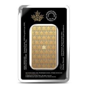 50 Gram (RCM) Royal Canadian Mint Gold Bar (New w/ Assay)