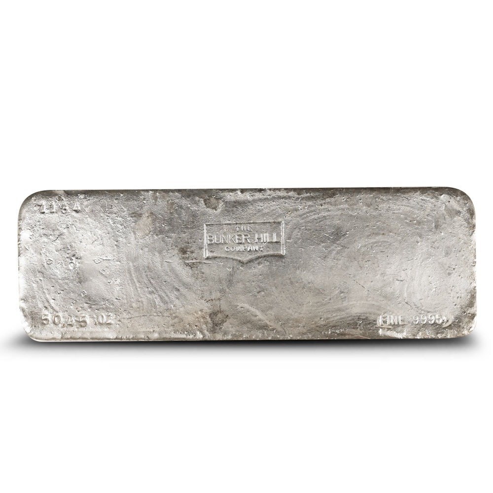 Buy 50 oz Bunker Hill Silver Bar