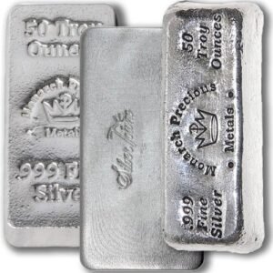 Buy 50 oz Silver Bars Online